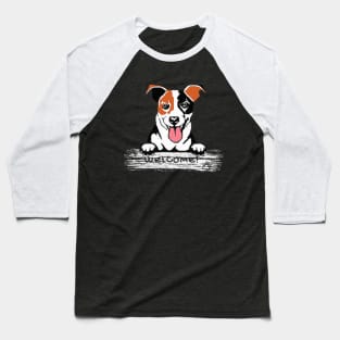 Jack Russell Welcome Baseball T-Shirt